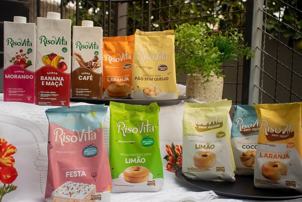 Embalagens de produtos da RisoVita